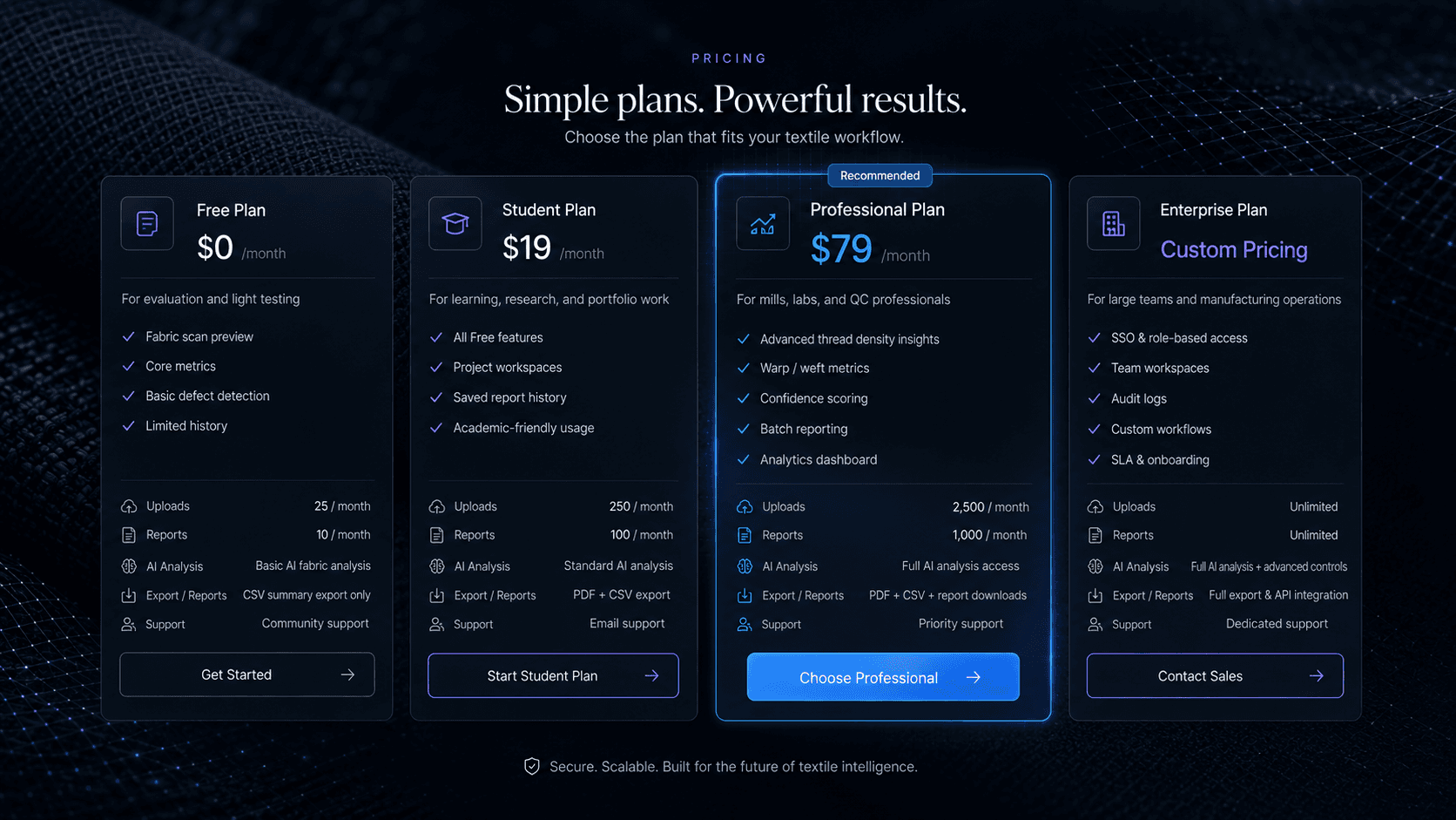Pricing preview
