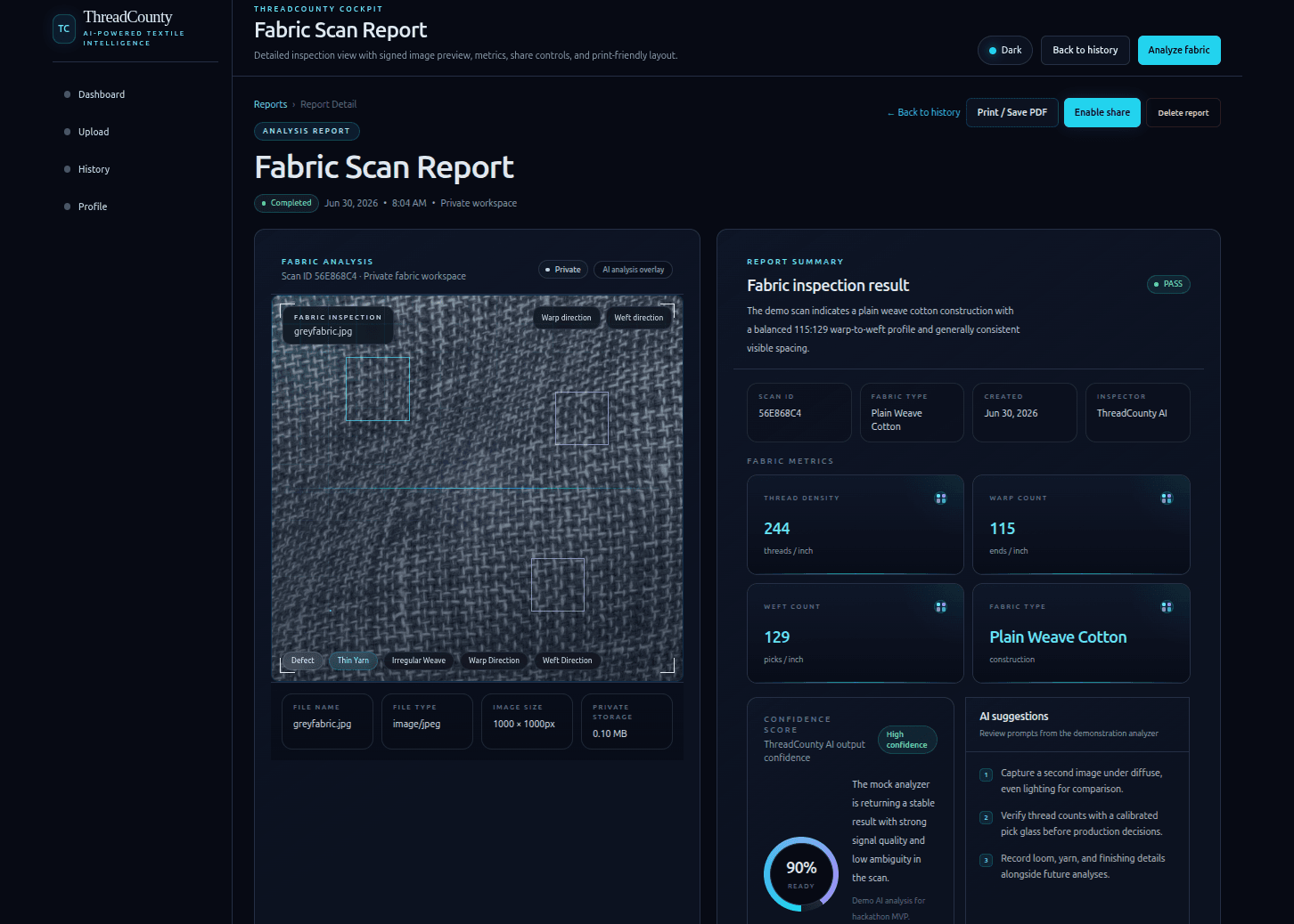 Report review preview